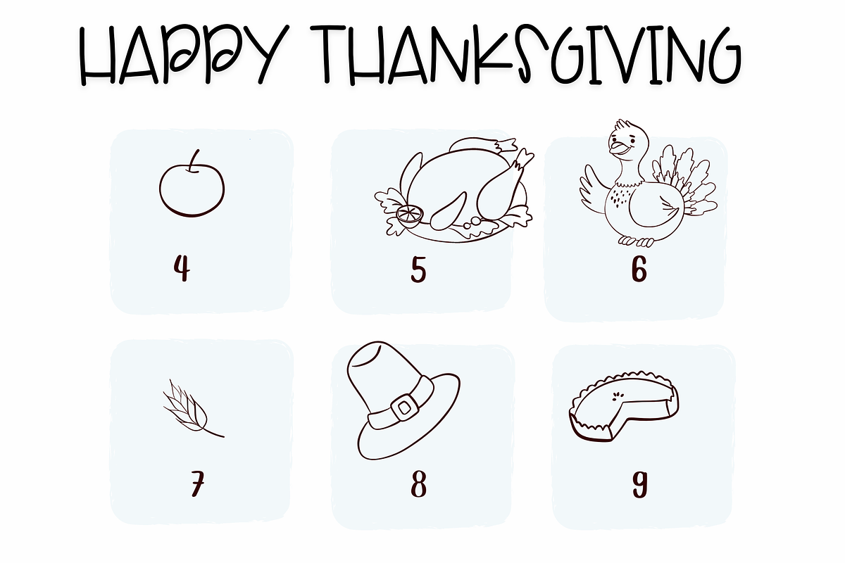 Happy thanksgiving| Symbols Fonts, a Symbol Font by Sirinart (Photo 4 of 6)
