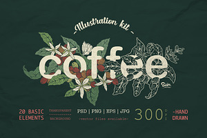 Coffee Illustration Kit