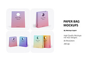 Paper Bag Mockups, a Packaging Mockup by Mockups Expert (Thumbnail 1 of 5)