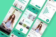 Remia - Meditation Mobile Apps, an UI Kit Template by twinstd (Thumbnail 2 of 4)