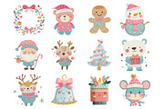 Cute Christmas Clipart, an Illustration by Design Market (Thumbnail 2 of 3)
