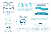 Romantic graphic elements in vector, an Illustration by totokumi (Thumbnail 2 of 2)