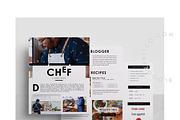3 Page Media Kit Template, a Stationery Template by Blogger Kit Co. (Thumbnail 2 of 7)