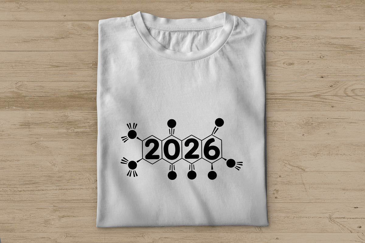 Futuristic New Year 2026 Clipart Bun, an Illustration by Ahmad Designs (Photo 3 of 3)