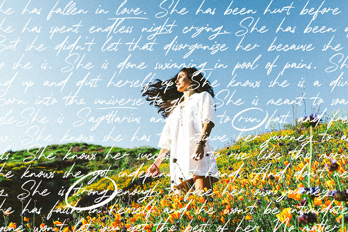 Rallys-Handwritten Script Font!, a Script Font by Scratch Design (Photo 8 of 13)