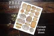 Vintage Christmas Bakery Journal Kit, a Seasonal Illustration by V Design Creator (Thumbnail 10 of 13)