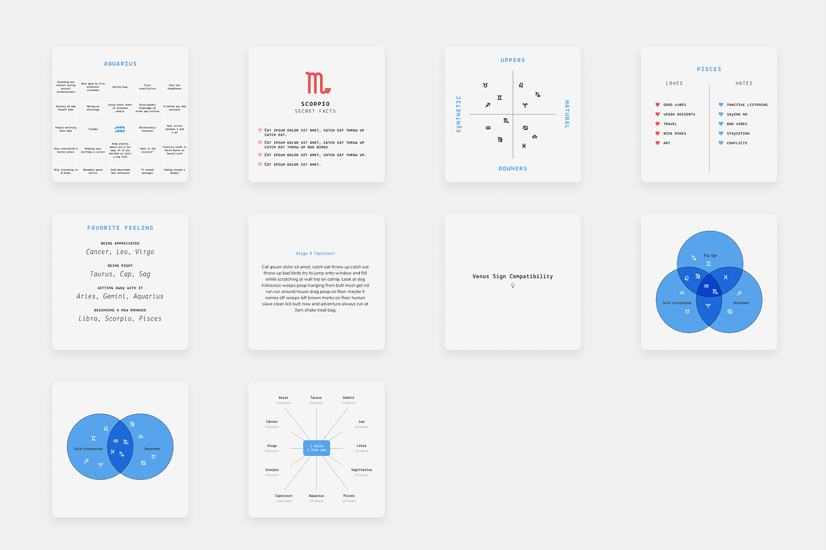 The Zodiac Instagram Pack, a Social Media Template by pkahraman (Photo 6 of 10)