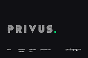 Privus Type Family, a Font by Yasin Yalçın (Thumbnail 1 of 10)