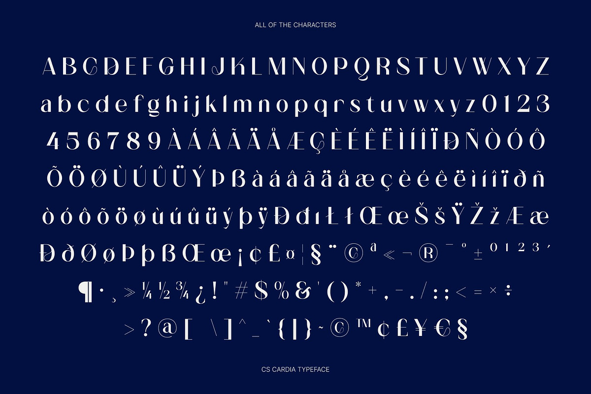 CS Cardia – Elegant Sans Serif, a Sans Serif Font by Craft Supply Co. (Photo 8 of 8)
