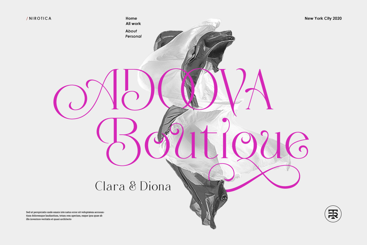 Nirotica, a Serif Font by TRF Fonts (Photo 3 of 19)