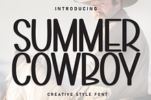 Summer Cowboy | Script Font