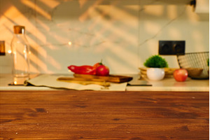 Fresh produce on wooden countertop, a Nature Photo by darksoul72
