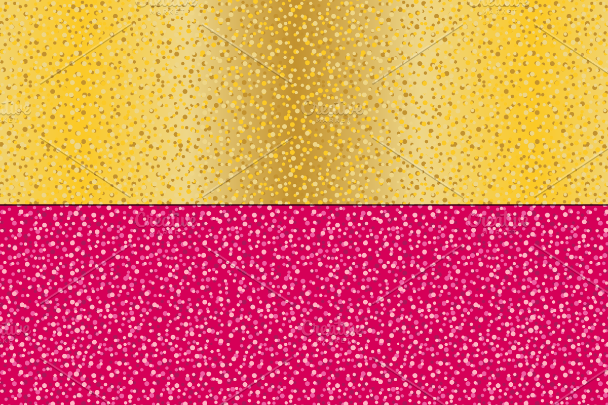Seamless Pink, Red, & Gold Glitter preview 6