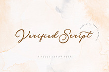 Verified Script - Rough Script Font