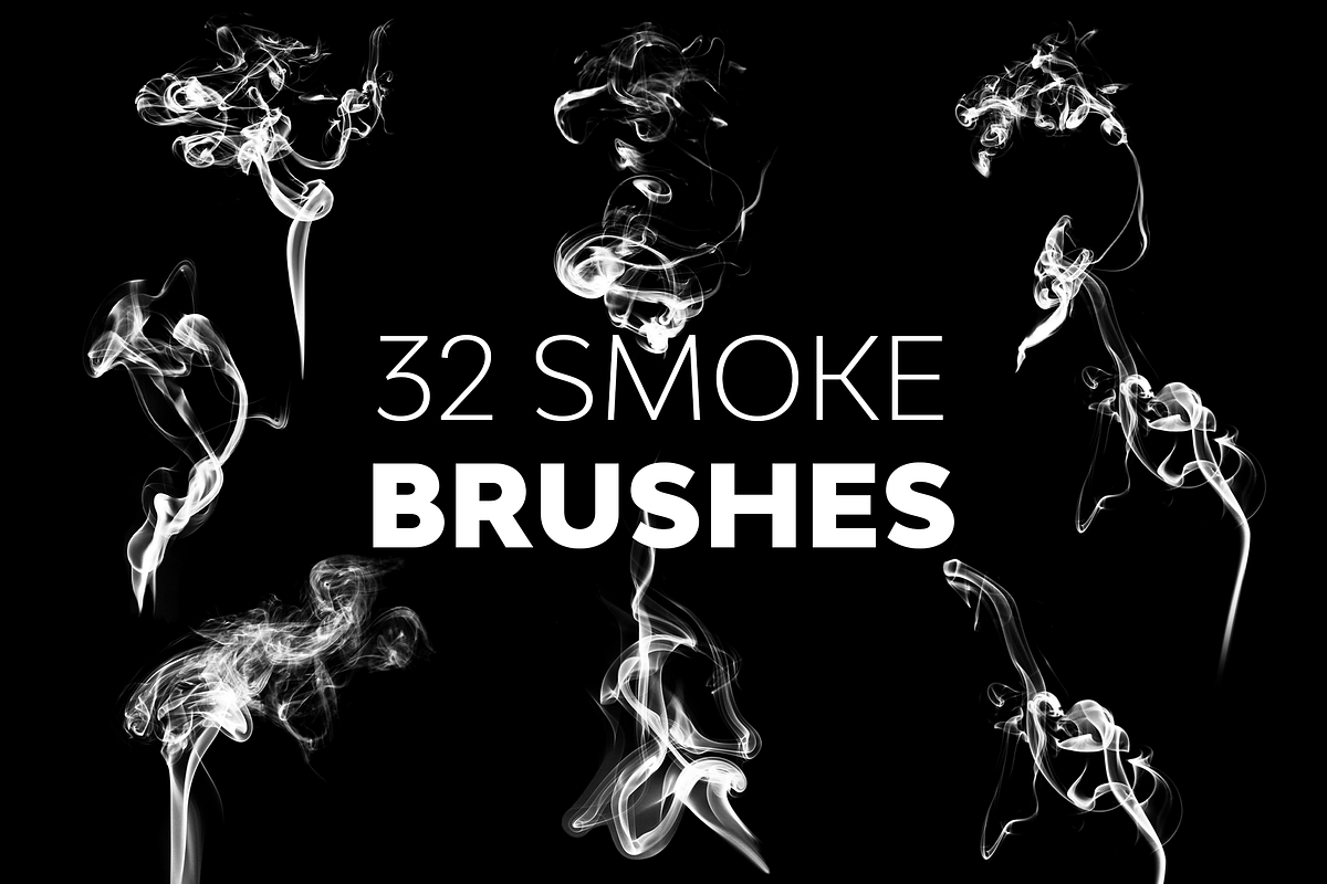 Smoke Brushes, a Brush Add-On by UnicDesign