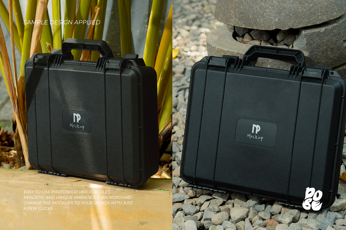 Black Case Mockup Set Vol 1, a Household Mockup by DOBE Studio (Photo 2 of 4)
