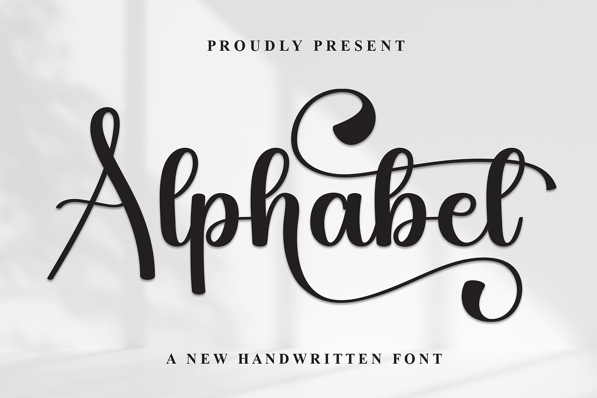 Alphabet | Script Font, a Handwritten Font by Scratchones (Photo 1 of 9)