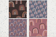 Hand drawn uneven rainbows in earthy, a Pattern Graphic by Norse Studio (Thumbnail 3 of 3)