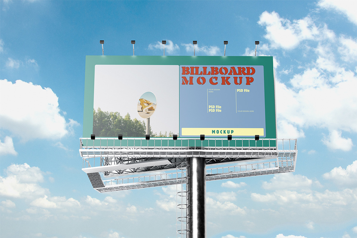 Billboard Mockup, an Advertising Mockup by HanaSaka_Studio (Photo 3 of 5)