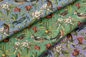 Bird's Garden - Vintage Pattern