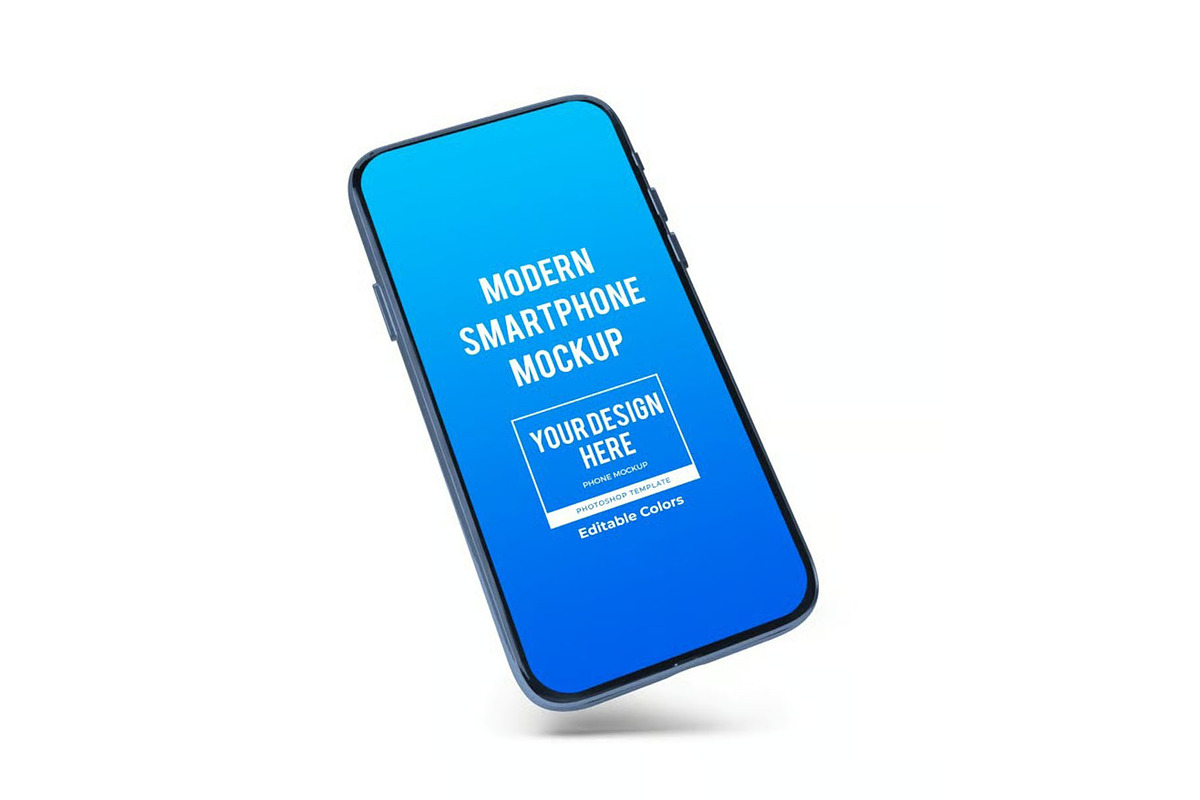 Smartphone Mockup Template Set, an Android Mockup by DesignRushMarket (Photo 11 of 11)
