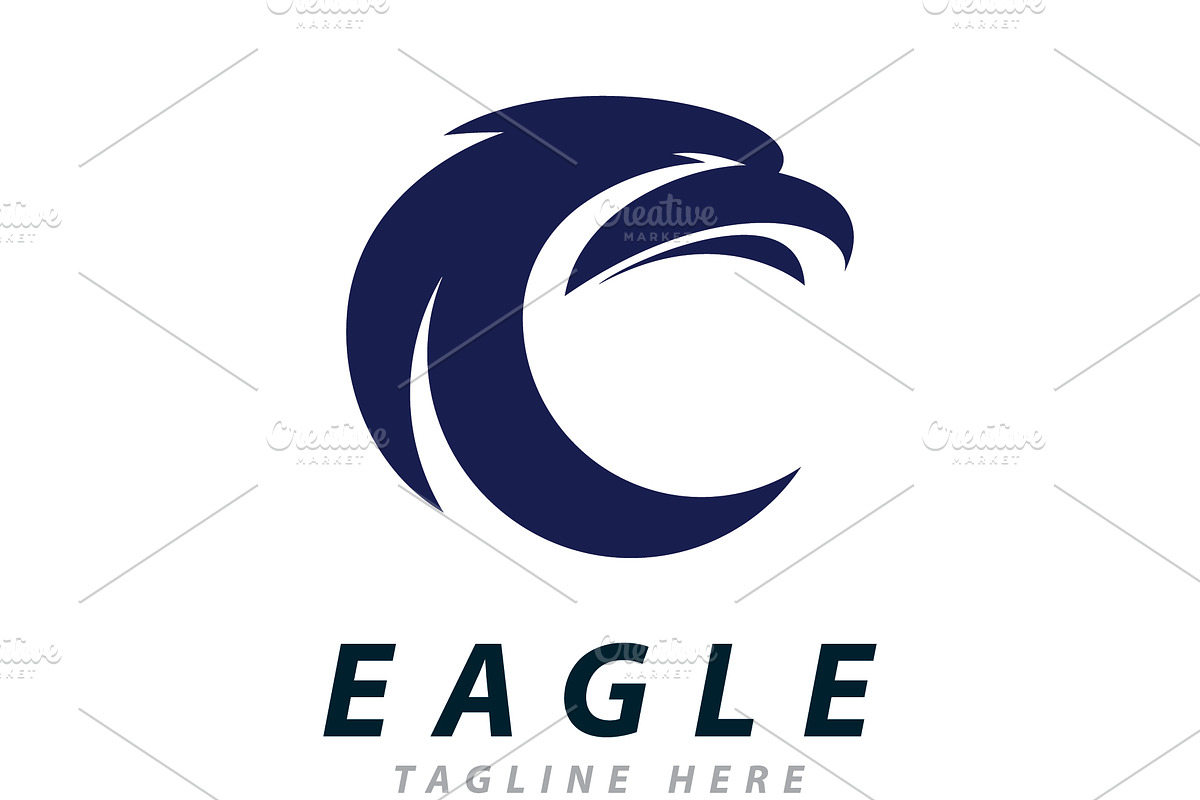 Eagle Logo Vector, Creative eagle, a Graphic by T.Vooka
