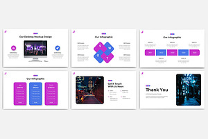 Neon Keynote-G.Slide Template