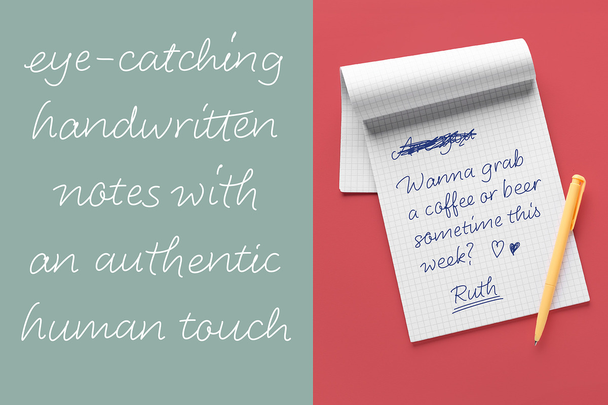 LiebeHeide Fineliner, a Handwritten Font by LiebeFonts (Photo 7 of 13)