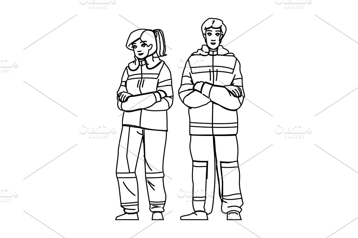 paramedic paramedics ambulance, a Healthcare Illustration by pikepicture