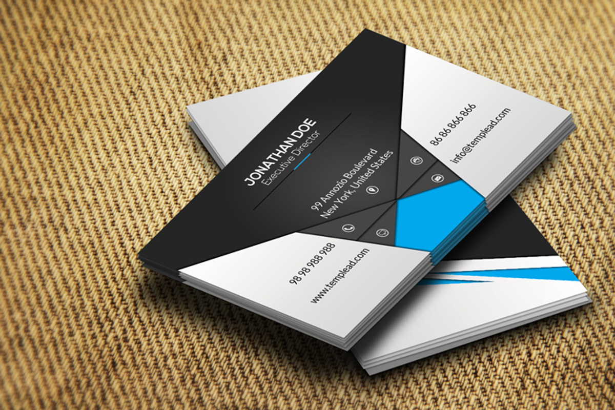 Corporate Business Card CM141, a Business Card Template by annozio (Photo 2 of 4)