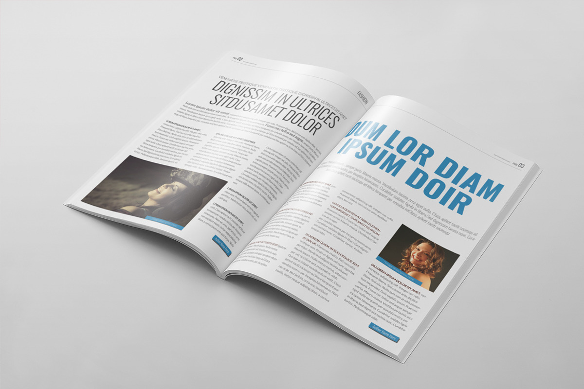Magazine Template 53, a Magazine Template by pmvch (Photo 3 of 15)