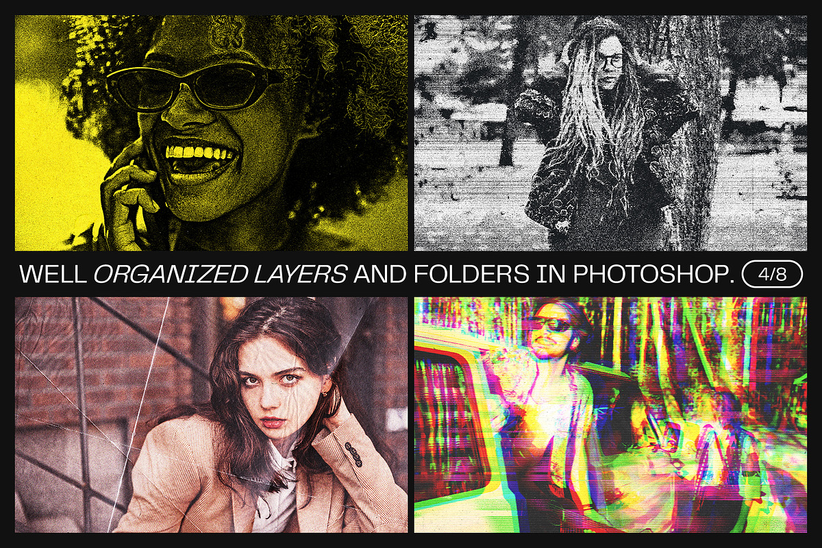 12 Photo Effect Templates, a Layer Style Add-On by iDoodle Studio (Photo 4 of 6)