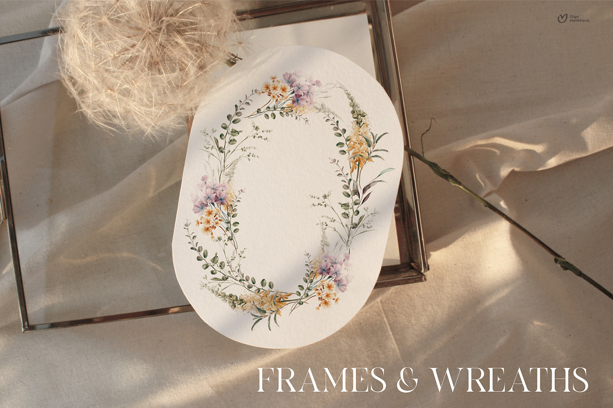 CARAMEL - watercolor flowers, an Illustration by ollalya (Photo 7 of 15)