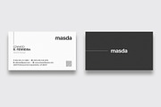 Minimal Business Card, a Business Card Template by Dkgray77 (Thumbnail 1 of 2)