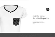 6x Women T-shirt Ghost Mock-ups Set, a Books & Magazine Mockup by Apparel_Mockups (Thumbnail 16 of 23)