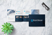 Brand Manual Landscape Brochure, a Brochure Template by BumbleGraph Studio (Thumbnail 1 of 15)