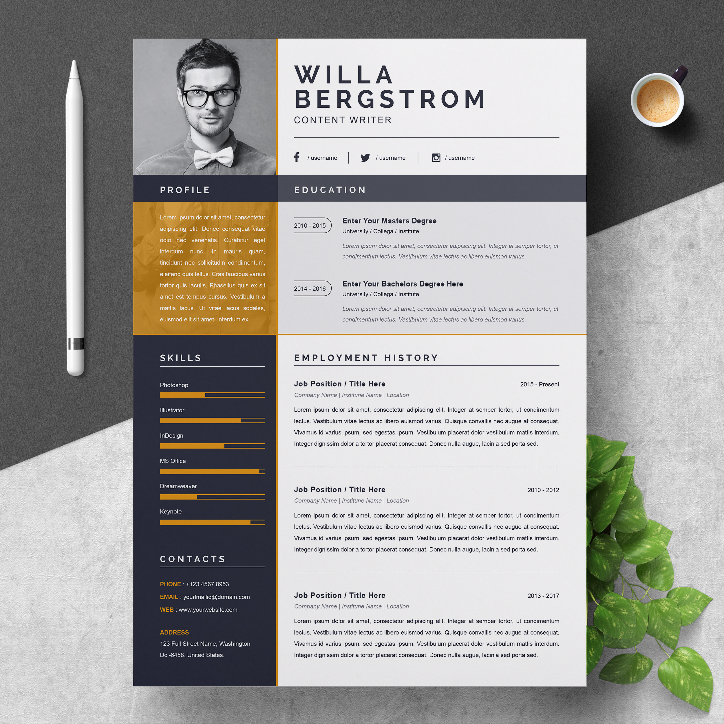 Resume Template for Word