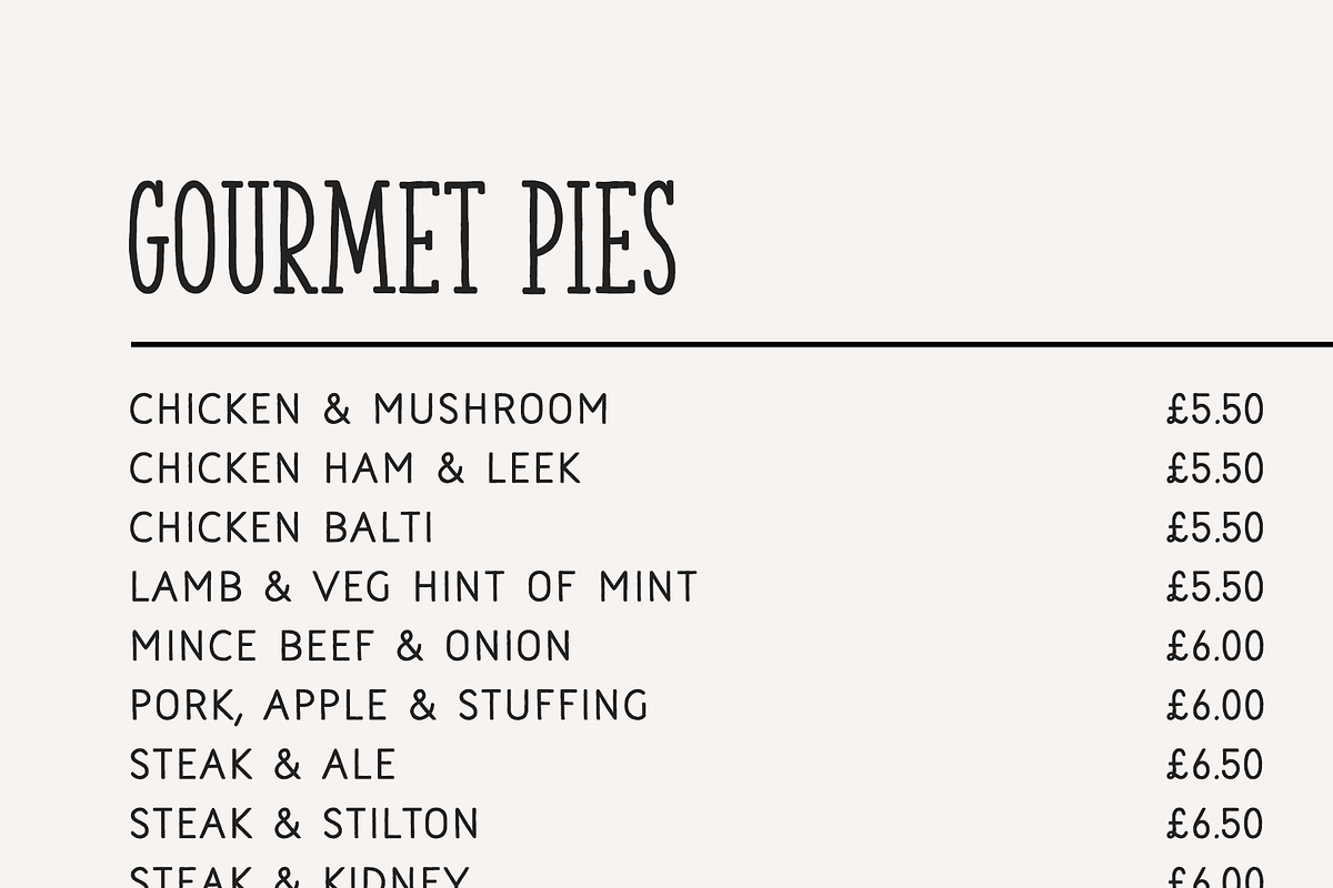 The Serif Hand Font Collection preview 6