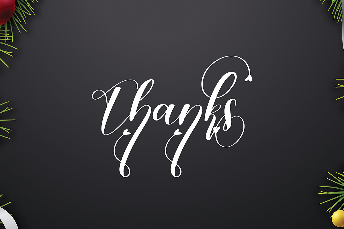 Christmas Wonderful | Script font, a Script Font by Scratchones (Photo 8 of 8)