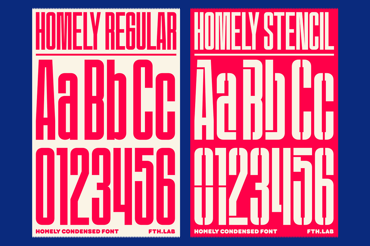 Homely | Condensed Font, a Font by Fateh.Lab (Photo 4 of 12)