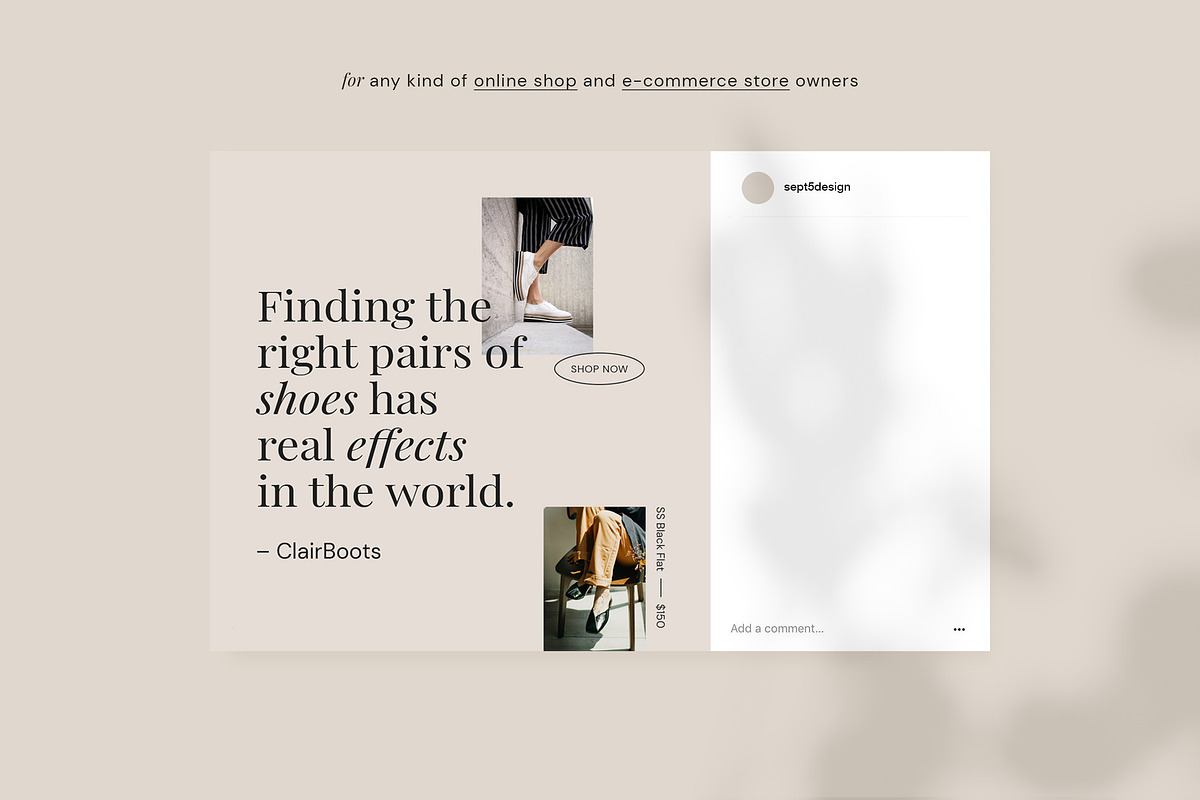 Online Stores Social Media Templates, a Social Media Template by September 5th (Photo 12 of 21)