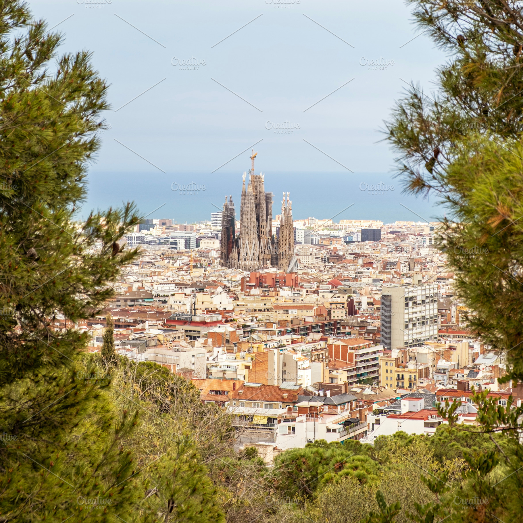 Barcelona city view in Spain, an Architecture Photo by BOOCYS