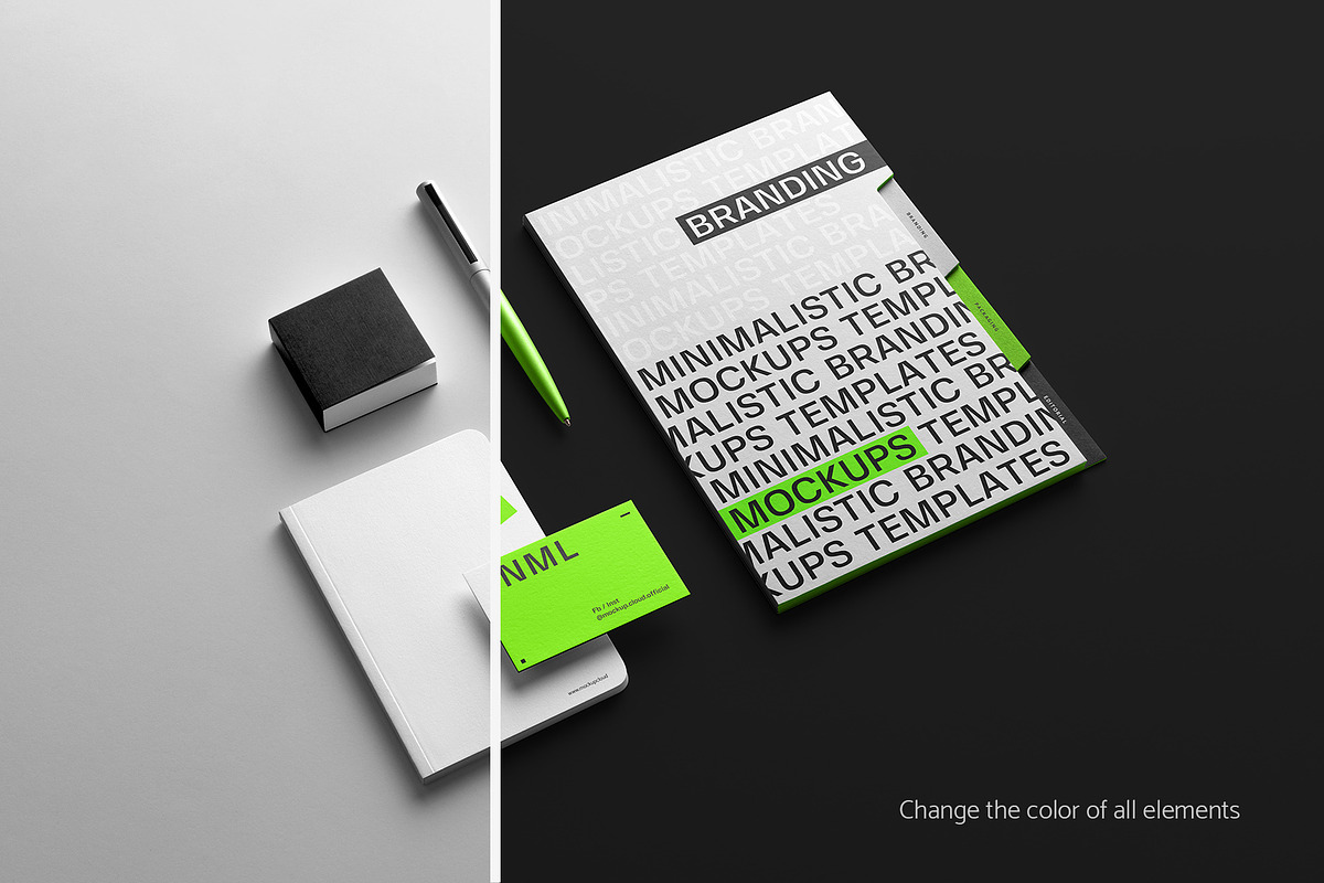 MNML / Branding Mockup Kit, a Product Mockup by Mockup Cloud (Photo 15 of 23)