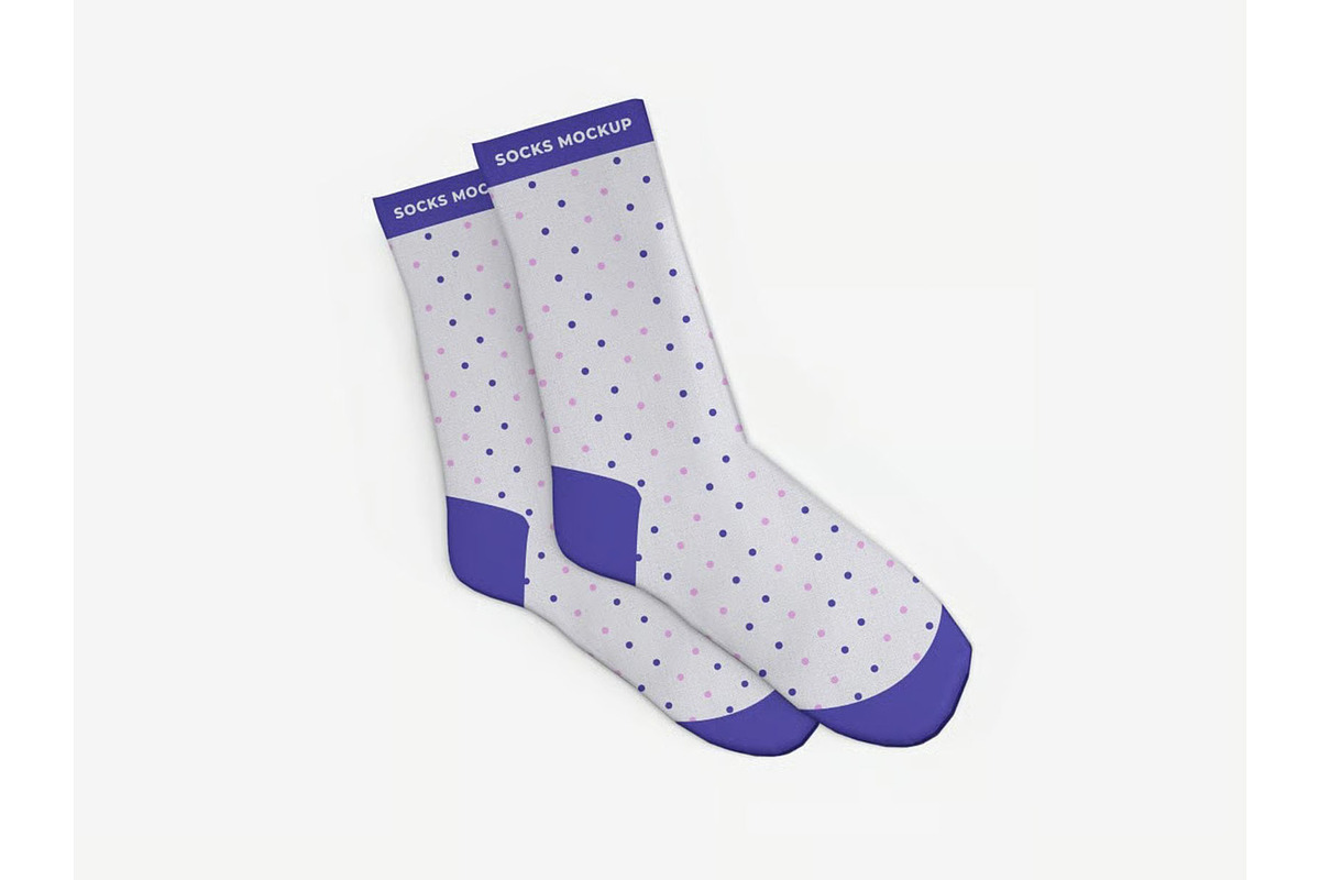 Socks Mockup Template Set, an Advertising Mockup by DesignRushMarket (Photo 6 of 11)