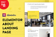 Elementor Landing Page Template, an UI Kit Template by Elementor Market (Thumbnail 1 of 2)