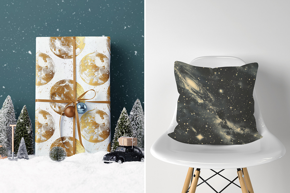 Astronomy Patterns & Prints, a Pattern Graphic by Ninterints (Photo 9 of 17)