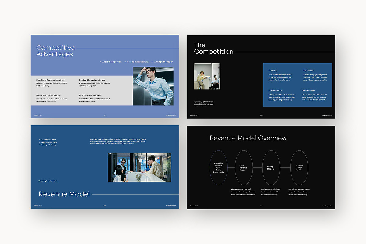 Hyxa : Startup Pitch Powerpoint, a Presentation Template by Punkl Camp (Photo 13 of 16)