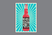 Beer grunge vector poster set., a Food Illustration by PoPaShop (Thumbnail 4 of 9)