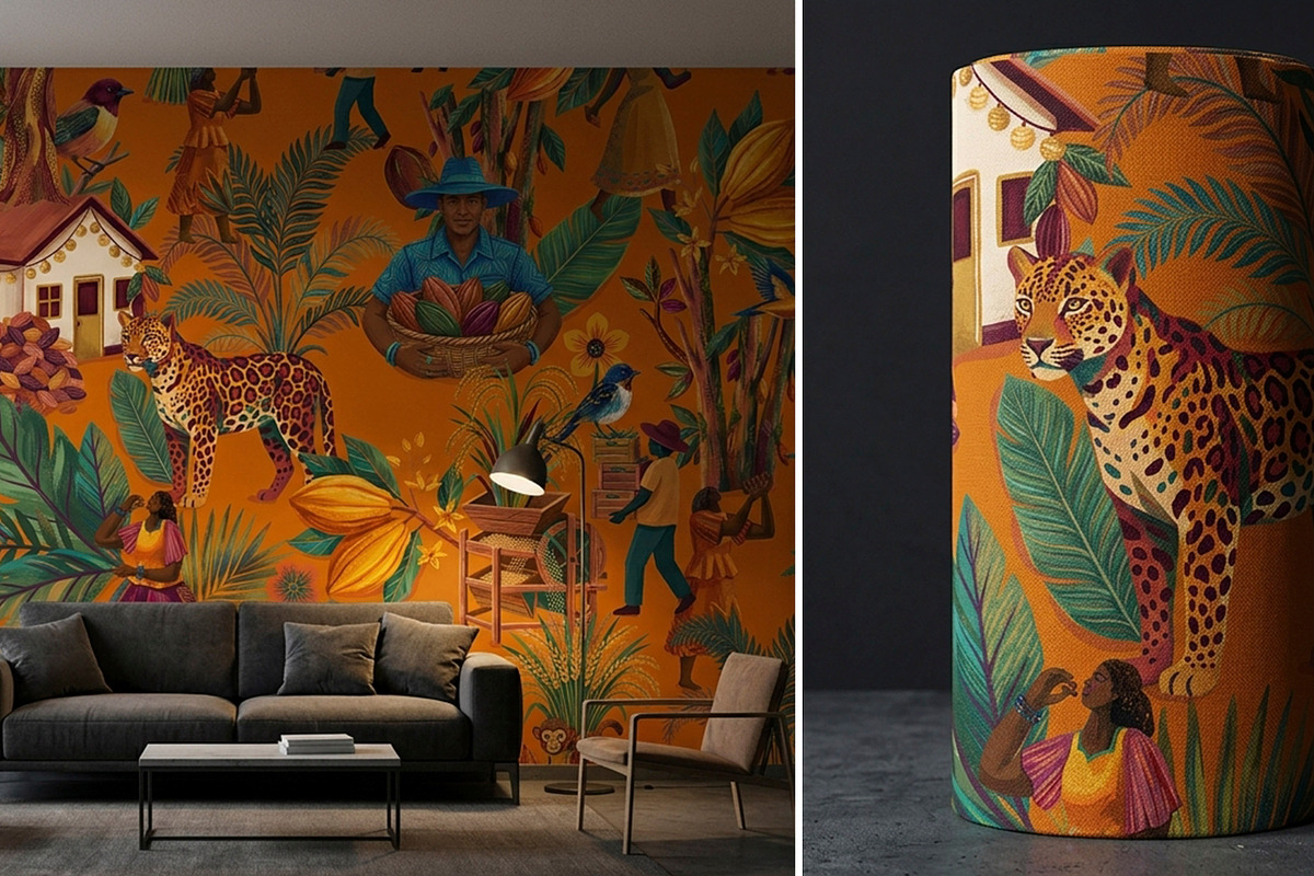 Cacao Luxury Pattern design, a Pattern Graphic by Luiz da Rolt Grathwohl (Photo 6 of 20)
