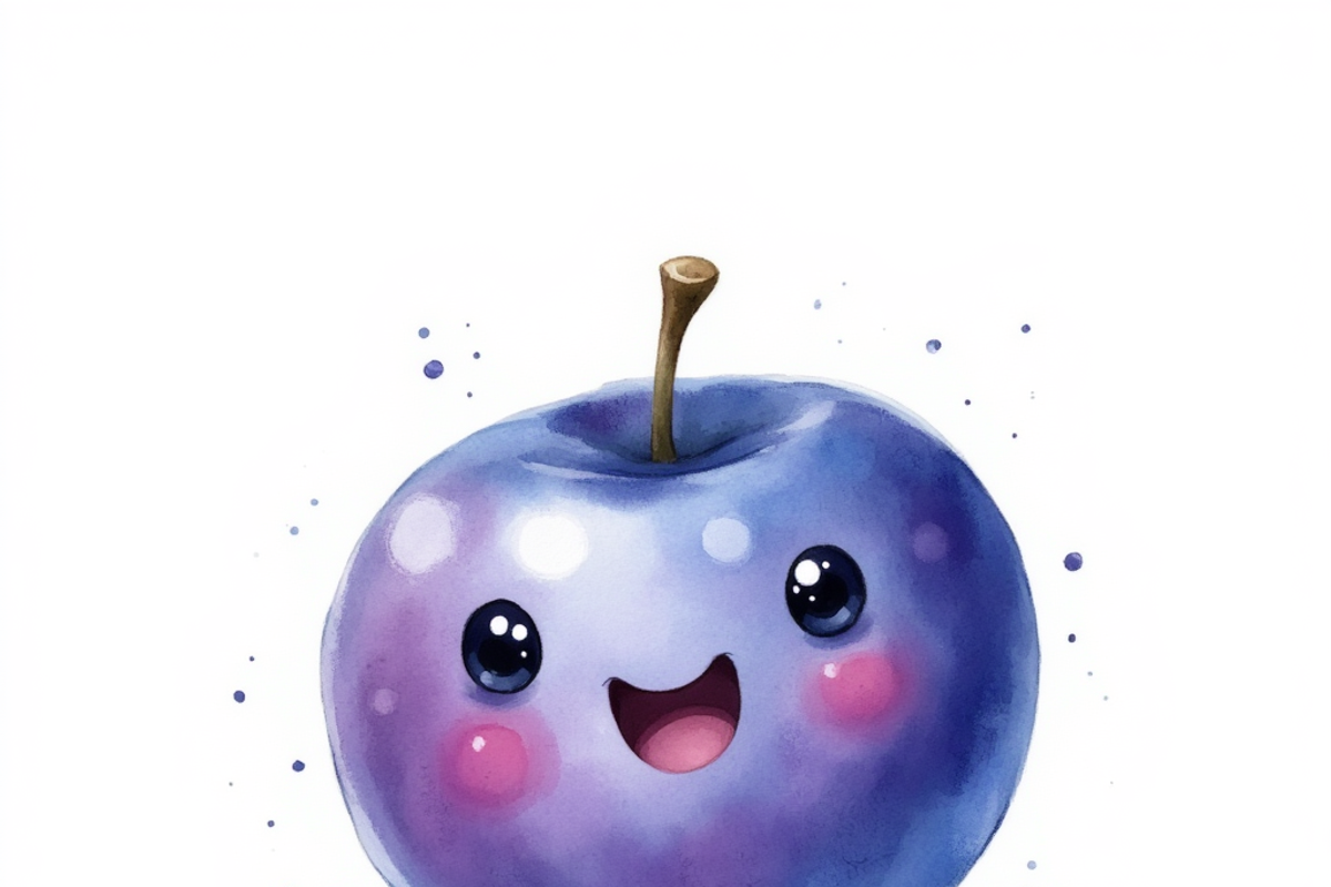 Cute Fruits Clipart Bundle, a Food Illustration by PLUM&FIGS (Photo 4 of 10)